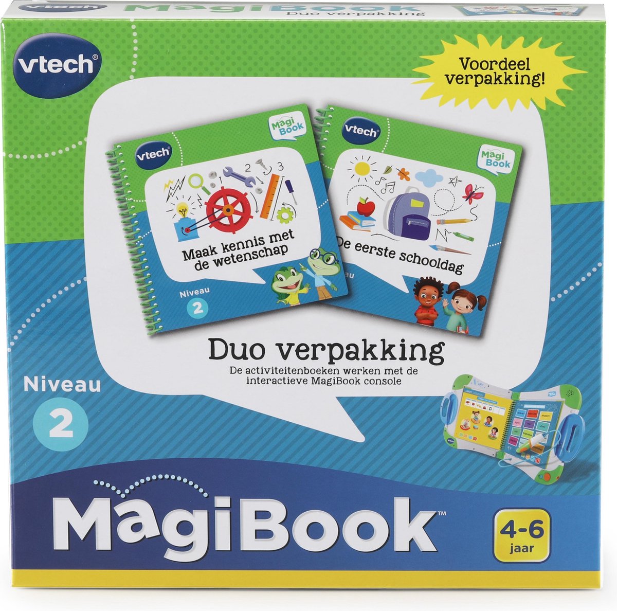 ≥ Vtech Magibook V2 - met drie boekjes — Speelgoed