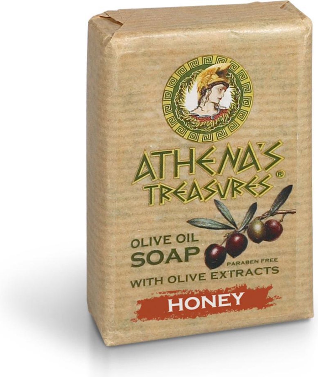 Goedkoopste Pharmaid Athena’s Treasures Olijfolie Zeep Honing – Natuurlijke Hydratatie voor Gezicht & Lichaam (100g