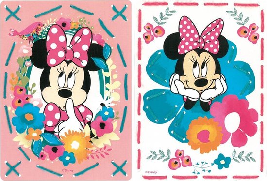 Kit de cartes de broderie Disney Minnie rêverie lot de 2 - Vervaco -  PN-0168421 | bol.com