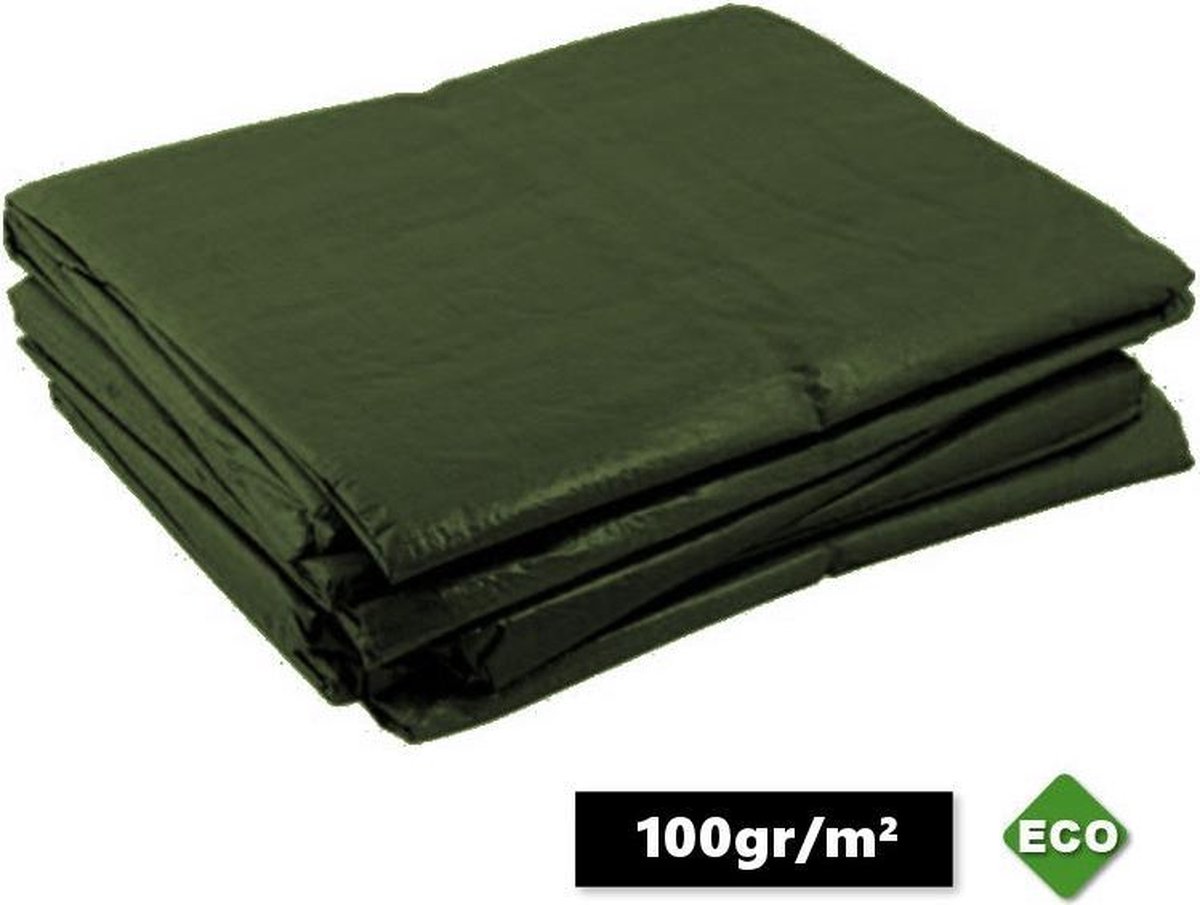 Groen afdekzeil bache bouwzeil 10x15m 100gr/m²