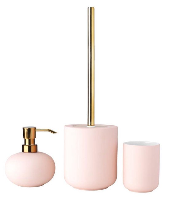 Luxe tandenborstelhouder - Baby roze - Ø 7.6 - 9.5 cm - goud - Toilet –  badkamer | bol.com