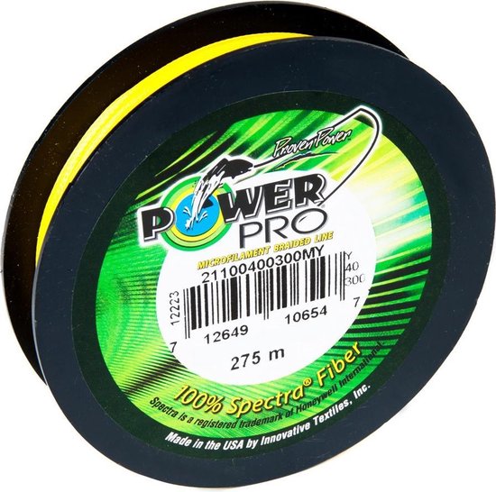 Power Pro Geel - Gevlochten lijn - 0.23 mm - 15 kg - 275 m
