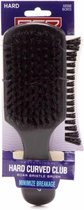 RED BY KISS PROFESSIONAL HARD CURVED CLUB BOAR BRISTLE BRUSH MINIMIZE BREAKAGE #BOR13