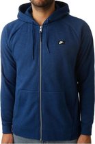 Nike Nsw Optic Hoodie Fz Heren Sportvest - Coastal Blue/Coastal Blue - Maat L