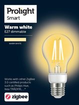 Prolight Smart LED lamp - E27 fitting - Dimbaar - Warm Wit Licht - 806 Lumen - Bedienbaar via app