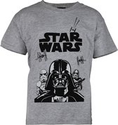 Star Wars Darth Vader - Jongens T-Shirt Grijs -3-4 Jaar