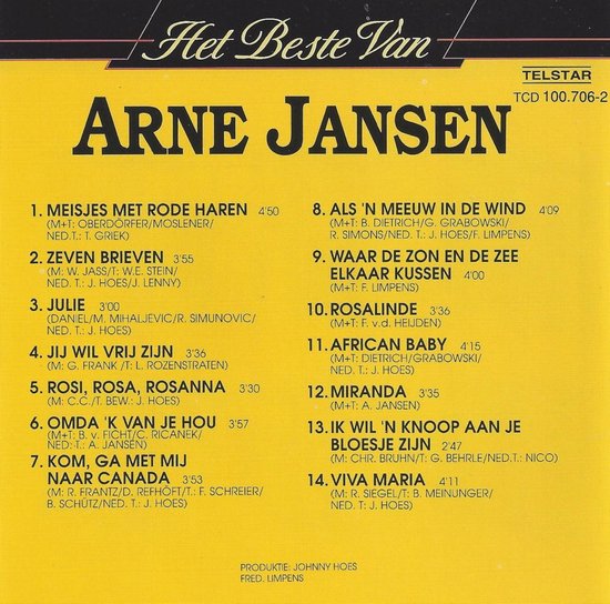 Het Beste van Arne Jansen - Arne Jansen