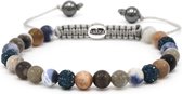 Karma dames armband 83530 Spiral Charms XS (blue crystal)