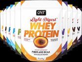 COMBIPACK 5 smaken QNT Light Digest Whey  --- HAZELNOOT/WITTE CHOCOLADE/CREME BRULEE/PISTACHE/CHOCOLADE --- 5 X 500gr-eiwit-eiwitpoeder-afvallen-spiermassa-fitness-trainen-voordeel