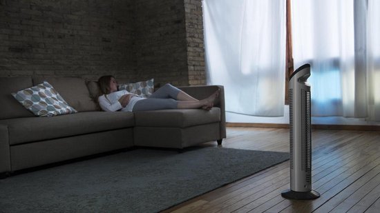 Cecotec Stille torenventilator - Toren ventilator staand - Timer - Wit