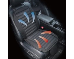 AutoStyle Comfortline Verkoelend & Verwarmend Stoelkussen - Zwart - 12/24V - 103x50cm
