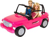 Barbie Beach Cruiser Auto met Ken & Barbie