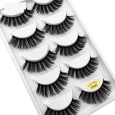 5 Paar Nepwimpers NO.1 Dik Straight Veel | Wimpers | Cosmetica Accessoires