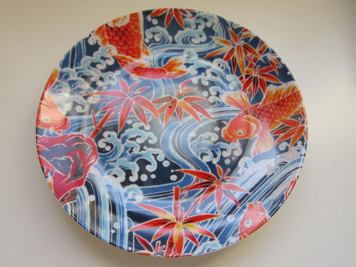 Doe herleven Varken stortbui Excelsa bord - type Kimono - set van 3 - Design - Oranje | bol.com