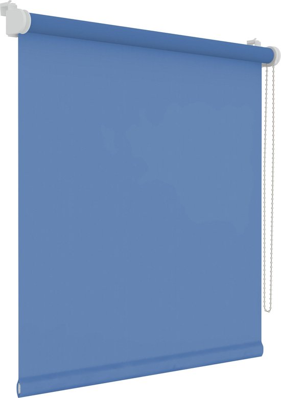 Inspire rolgordijn - Blauw - Lichtdoorlatend - 75x250 cm | bol.com
