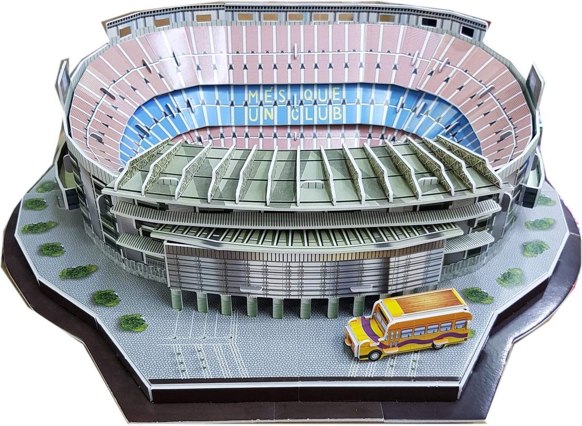 3D Puzzle - NOU Camp Stadium - Barcelona FC … : : Jeux et Jouets