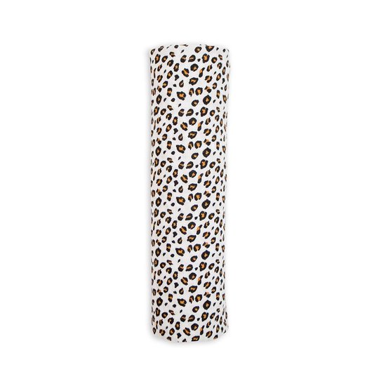 Lulujo - hydrofiele doek - swaddle - bamboo - 120x120 cm - Leopard van Merkloos — afbeelding 4