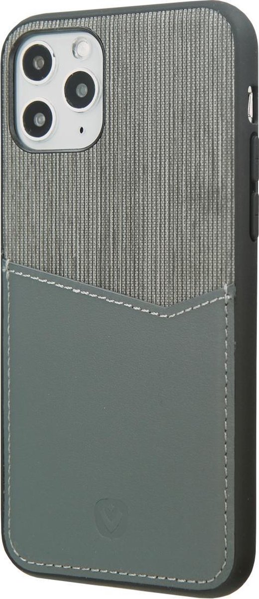 Valenta - Back Cover - Kaarthouder - Grijs - iPhone 11 Pro Max