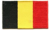 Belgische Vlag Patch - Kledingembleem