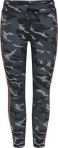 Only Play Life AOP 7/8 Sportlegging - Maat S - Vrouwen - grijs/donker grijs/zwart