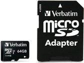 Verbatim Micro SDXC Pro 64GB Class 10 UHS-I incl Adapter
