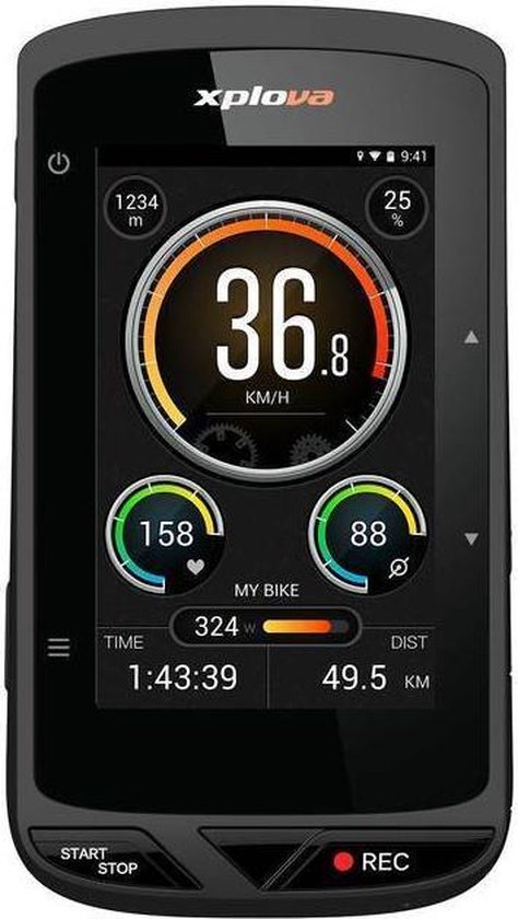 Sprong argument Monetair Xplova x5 EVO fietscomputer GPS + Camera NIEUW 2020 - hoogtemeter -  temperatuur -... | bol.com