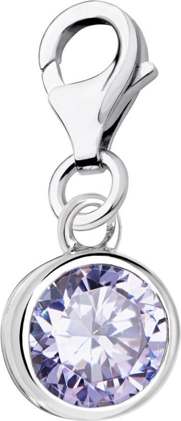 Mini Pièce En Oxyde De Zirconium Violet Quiges - Bijou Interchangeable Et Personnalisable !