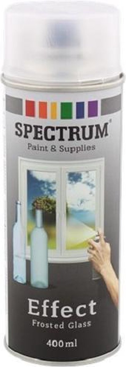 Spuitbus Frosted Glass Effect - 400 ml - Frosted Glas Verf | bol