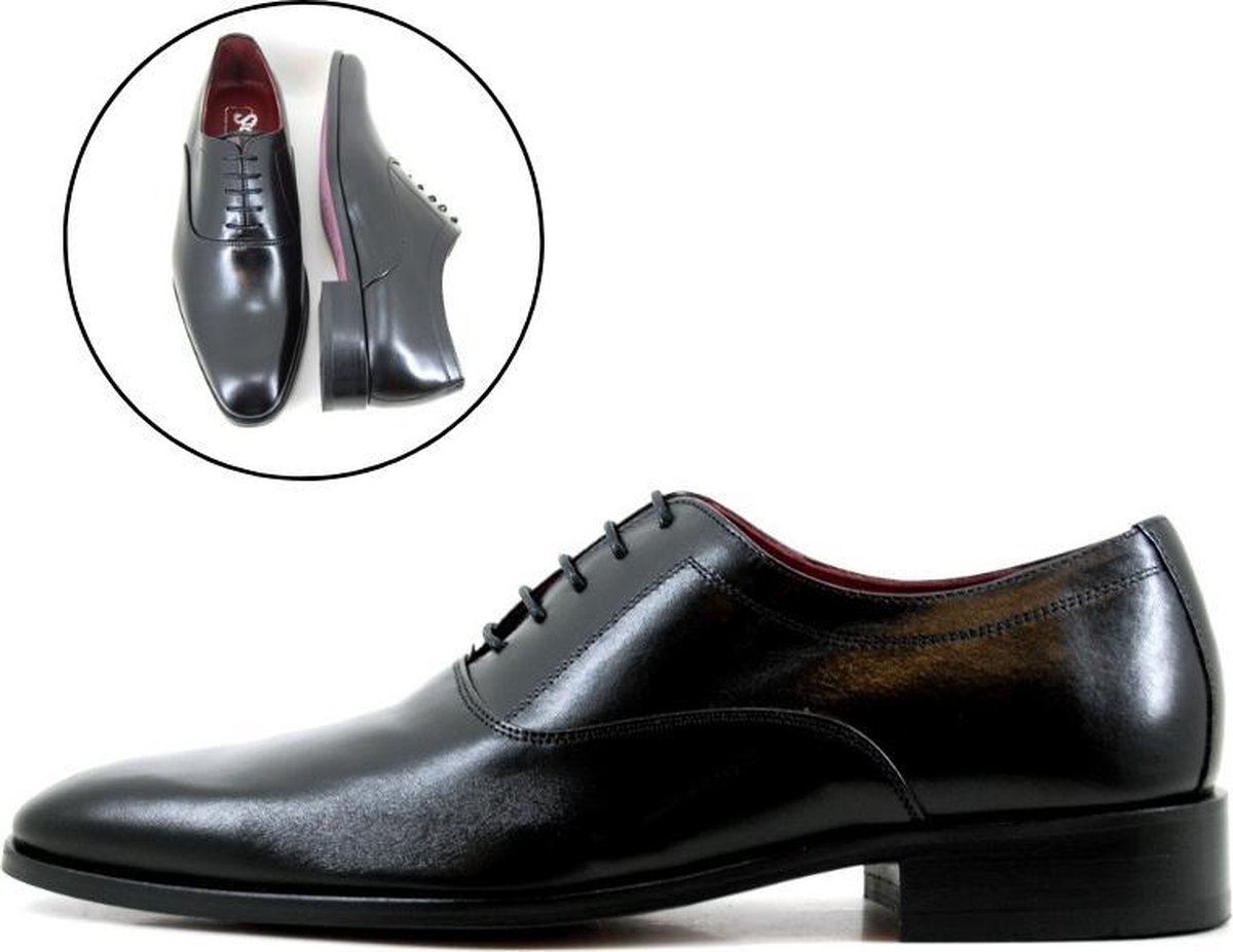 Stravers Kleine Maten Schoenen Stravers Nette Herenschoenen Zwart Kleine Maten Zakelijke Schoenen voor Heren
