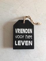 Hanger label vrienden voor het leven