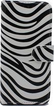 Huawei Mate 20 Hoesje met Print - Portemonnee Book Case - Kaarthouder & Magneetlipje - Zebra