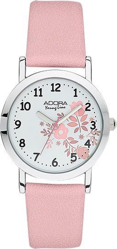 Uitgraving Wasserette hulp in de huishouding Leuke kinder horloge QY4413/Adora-roze | bol.com