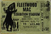 Concertbord - Fleetwood Mac Concert Ticket 1977