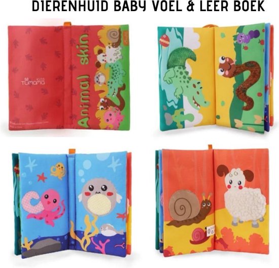 Tumama® Knisperboekje Baby Eerste Jaar “Dieren Vachten“ - Sinterklaas | bol.com