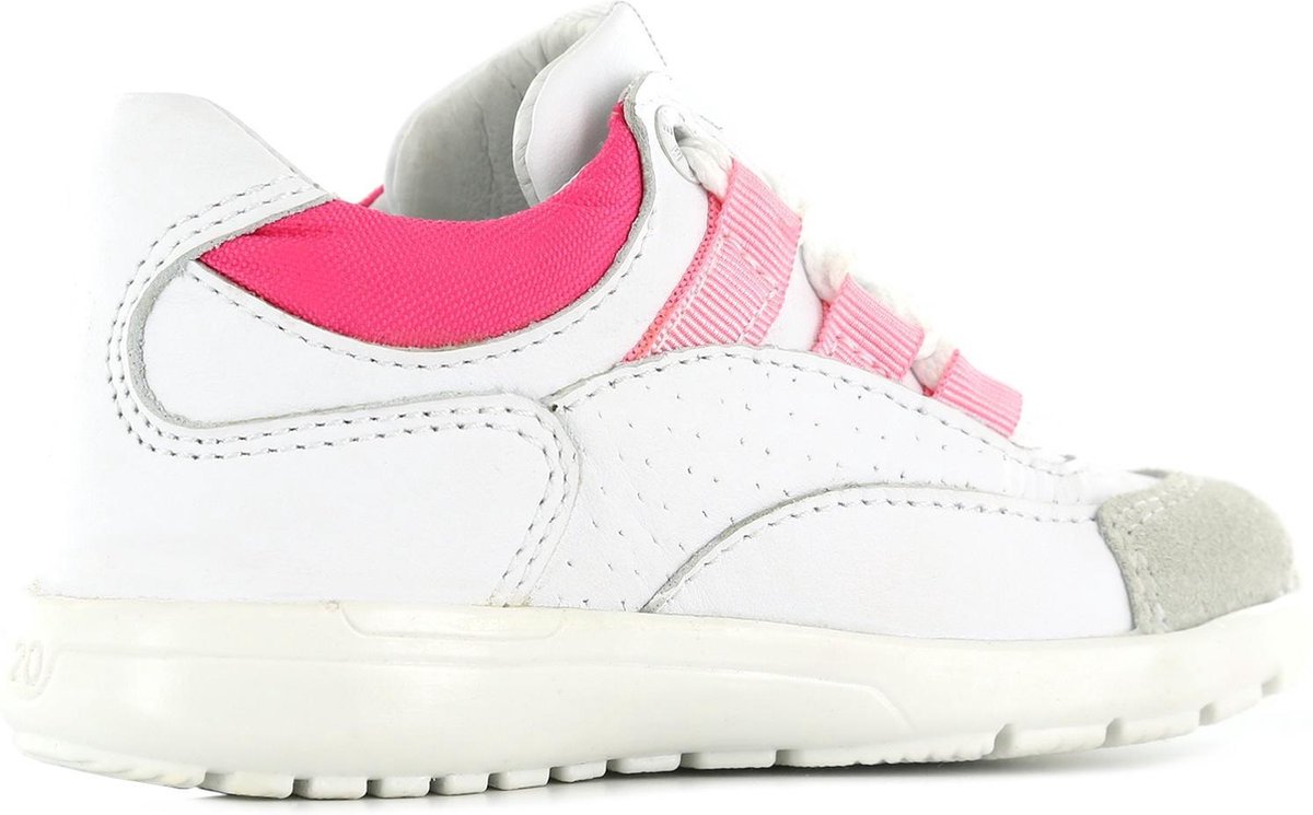 Oorzaak zuiger aftrekken Shoesme Run Flex Meisjes Sneaker - Wit roze - Maat 25 | bol.com