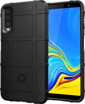 Samsung Galaxy A7 (2018) TPU Hyrbide Hoesje Zwart