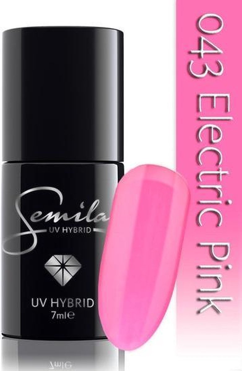 043 UV Hybrid Semilac Electric Pink 7 ml.