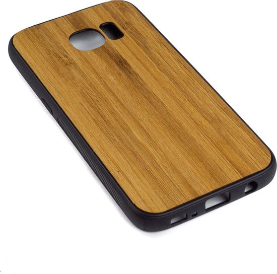 Houten Telefoonhoesje Samsung S7 Edge Bumper case Bamboe