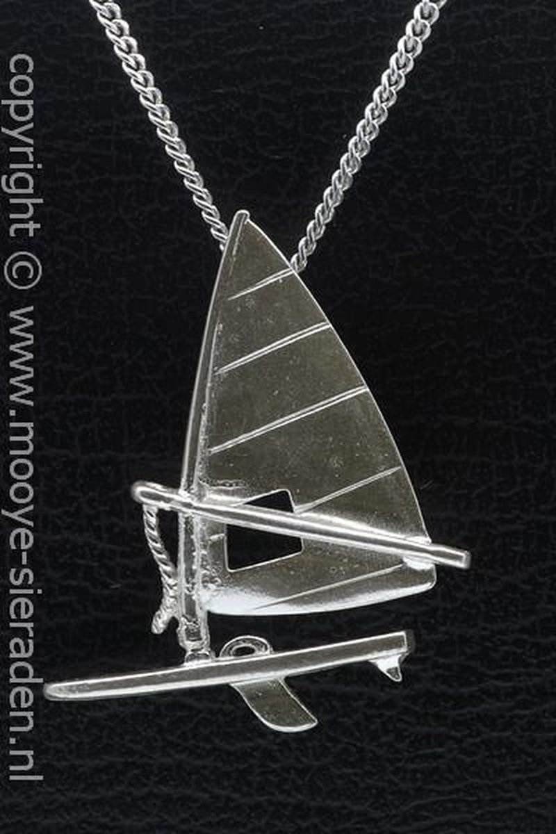 Zilveren Surfplank XL ketting hanger | bol.com