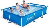 Bestway Deluxe Splash Jr. Frame Pool Zwembad - 2.59m x 1.70m x 61cm 2300L