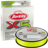 Gevlochten Lijn Berkley X5 Braid 150m Fluo Green 0.17mm
