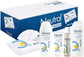 Neutral Parfumvrij Babypakket 12- Delig! 8 x 63 Neutral billendoekjes / baby crème / huidolie / shampoo / wasgel