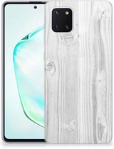 Samsung Galaxy Note 10 Lite Bumper Hoesje White Wood