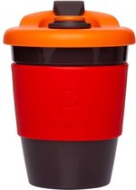 Set van 2 - Herbruikbare Koffiebeker - 340ml - Vulcano Red - Kunststof - Pioneer