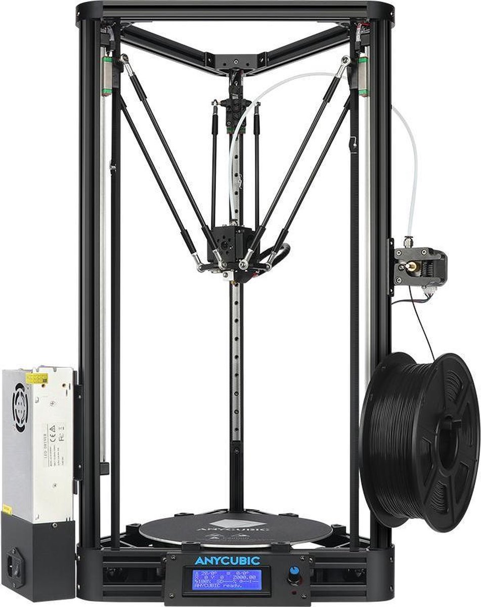 om Nysgerrighed Skifte tøj Anycubic Kossel 3D printer Linear Plus met auto leveling kit + 1 Kg  Filament | bol.com