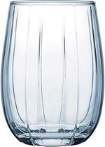 Pasabahce Linka - Blauwe waterglazen - Set van 3 - 380 ml