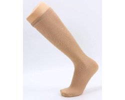 Steunkous - Compressie Kous - Support - Compression Stockings - Maat L/XL - Beige