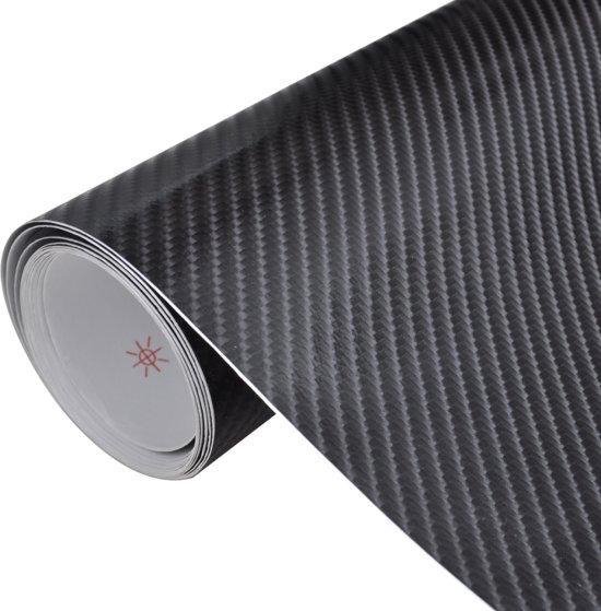 Foto: Koolstofvezel vinyl auto wrapping folie 4d zwart 200 x 152 cm