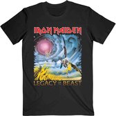 Iron Maiden Heren Tshirt -S- The Flight Of Icarus Zwart