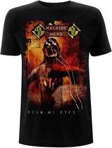 Machine Head Heren Tshirt -M- Burn My Eyes Zwart